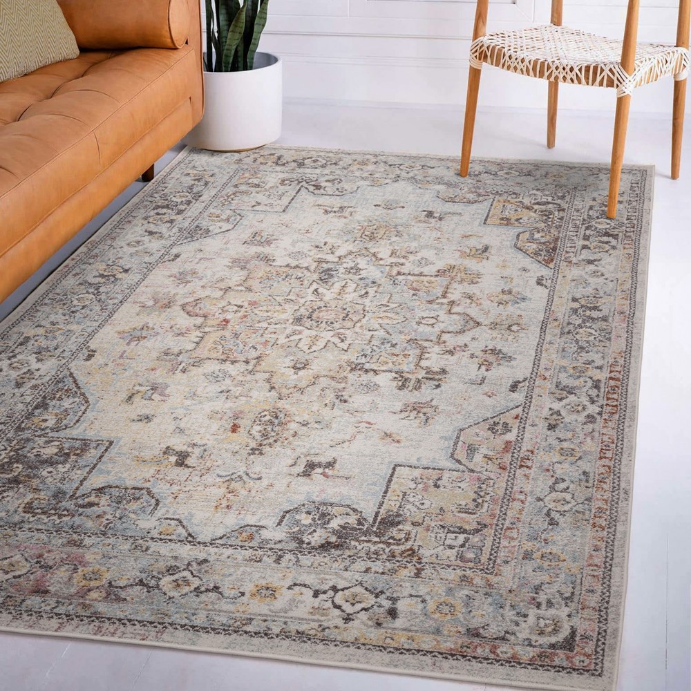 Flores Ester FR05 Traditional Persian Floral Rugs in Multi